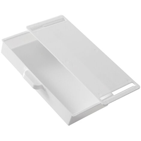 Tiroir de rangement sous bureau, coulissant et autocollant, pour armoire ou table de bureau (1/5)