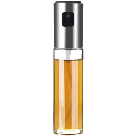 Vaporisateur d'huile de cuisson à brume fine, flacon pulvérisateur en verre vide, vaporisateur d'huile d'olive 100 ml (3,4 oz), flacon rechargeable, mini flacon de voyage portable, ensemble de vaporis