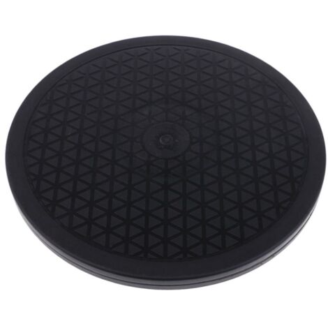 Plateau tournant à 360° (30 cm) avec roulements à billes en acier, support universel, plateau antidérapant de 30 cm, base rotative en plastique (1/5)