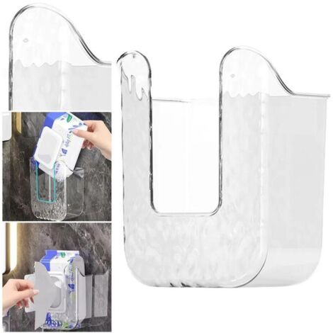 Porte-lingettes humides – Distributeur mural ou sur plan de travail, étanche (1/5)