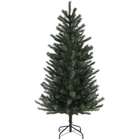 Sapin de Noël artificiel de 180 cm. Sapin de Noël avec pied pliable en acier, 467 branches, décoration de Noël, vert.