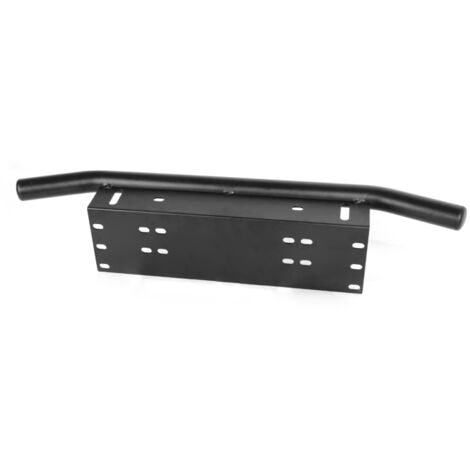 Support de plaque d'immatriculation pour pare-chocs avant avec barre lumineuse LED tout-terrain de 23 pouces