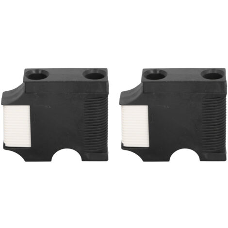 Lot de 2 supports de pare-battage à connexion rapide, réglage précis, fixations pour taquets de rail jusqu'à 2,5 cm (1 pouce).