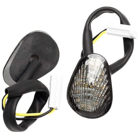 Lot de 2 clignotants à LED pour Yamaha YZF R1 R3 R6 R6S FZ6 FZ1 Fazer – Étanche, haute luminosité, facile à installer
