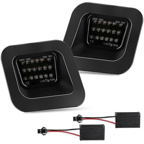 Feux de plaque d'immatriculation arrière fumés pour Dodge Ram 1500 2500 3500