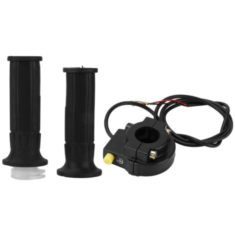 Poignée d'accélérateur de 22 mm avec coupe-circuit pour vélo motorisé 33 cc, 49 cc, 60 cc et 80 cc