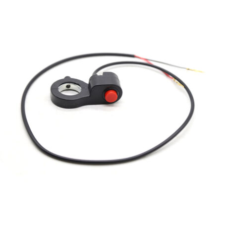 Bouton de commande du klaxon pour guidon de moto, 7/8'', pour VTT et quad, avec interrupteur marche/arrêt