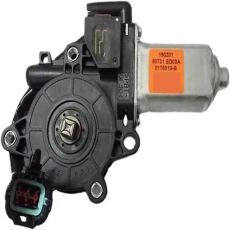 Moteur de lève-vitre électrique pour porte automatique avant gauche et droite 80731-ED00A, compatible avec Nissan Tiida 2005-2010 (avant gauche OEM)