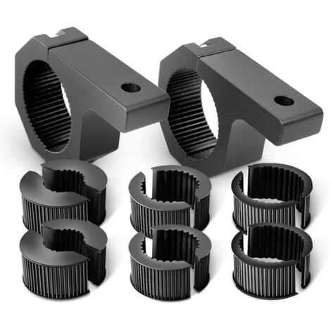 supports de montage pour barre lumineuse LED tout-terrain en aluminium pour VTT/UTV, compatibles avec les guidons et arceaux de sécurité de 1,0/1,5/1,75/2 pouces
