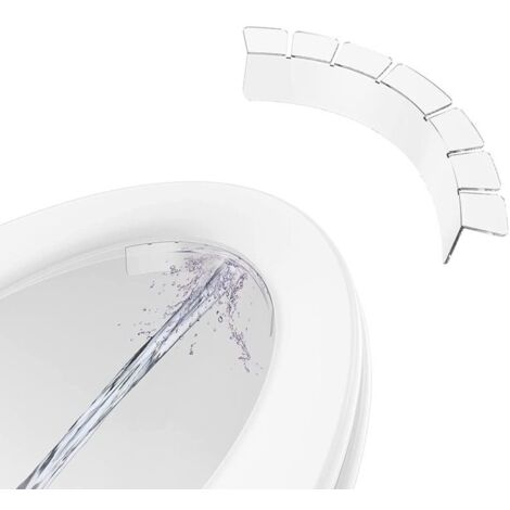 Protection anti-éclaboussures EcoShield pour toilettes, déflecteur d'urine adulte/enfant, transparent, hygiénique (1/5)