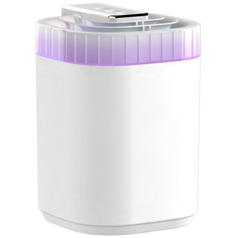Humidificateur brume froide 3L blanc, 3 buses, silencieux 20dB, lumière LED multicolore, arrêt auto (1/5)