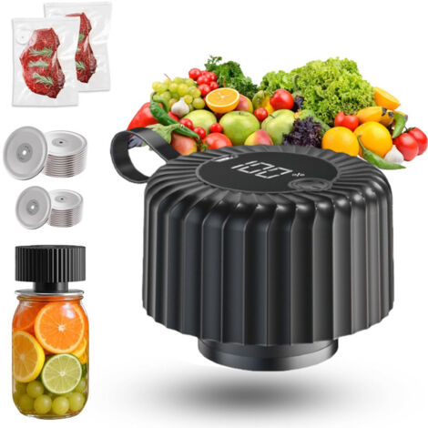 Scelleuse sous vide pour bocaux Mason (commerce international), machine de scellage pour bocaux Mason (conservation), scelleuse électrique pour bocaux Mason, pompe à vide (1/5)