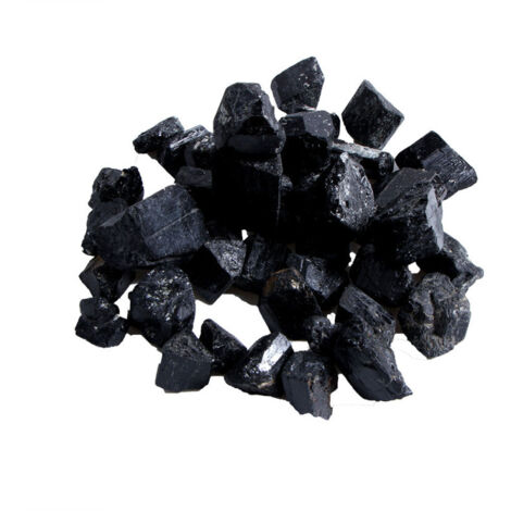 Tourmaline cristalline noire naturelle brute, 20 mm, 100 g, spécimen minéral naturel