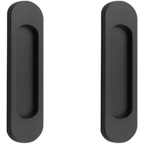 Poignée de porte coulissante sans perçage, compatible avec les portes de grange, les portes vitrées, les portes de cuisine, les portes battantes, les poignées encastrées plates et adhésives. (1/5)