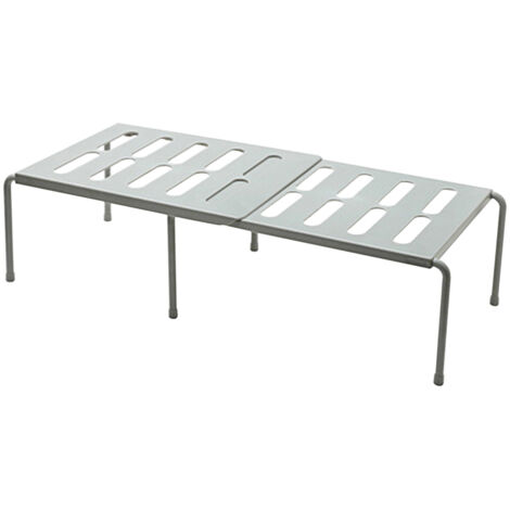 Étagère de rangement extensible et empilable pour placard de cuisine, organisateur de comptoir et de vaisselle/épices