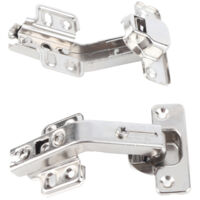 Charnière spéciale à 135 degrés pour porte d'armoire d'angle pliante (lot de 2)