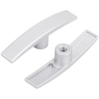 2 poignées de vanne d'évacuation pour VR T1003-6MN, de remplacement pour les poignées en T de vanne de vidange de camping-car Camco Valterra. Compatibles avec les vannes à guillotine de 1 1/2'' et 3''
