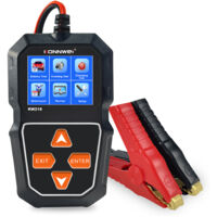 Testeur de batterie de voiture KW218 Test de démarrage Test de charge pour batterie de moto 6 V/batterie de voiture 12 V/batterie de camion