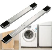 Roulette extensible robuste , déménageurs de meubles avec roues, chariot de meubles réglable, ensemble d'outils de déplacement de meubles pour un déplacement facile et sûr, max. 660 lb (argent)