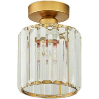 Plafonnier en cristal moderne à proximité du plafonnier, luminaire de couloir pour chambre à coucher, salle de bain, entrée, balcon, couloir, allée avec douille E27 (ampoule non in