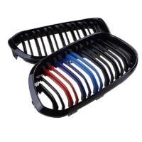 Calandre double ligne en forme de haricot pour BMW Série 1 F20 F21 LCI 14-16