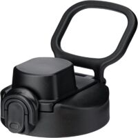 Couvercle à ouverture automatique pour goulot large, couvercle de rechange avec verrouillage par bouton, couvercle à bec verseur, couvercle pour goulot large, accessoires pour bouchon à bec verseur
