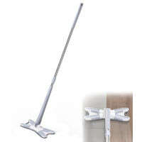 X-Shape Microfiber Mop for Floor Cleaning Lazy Hand Wash Butterfly Mop 360° Rotating Floor Mop for Wet& Dry