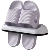 Bathroom Slippers Rack Wall Mounted Shoe Organizer Rack Slippers Holder Shoes Hanger Self Adhesive Shoes Storage Holder Bathroom Storage Organizer