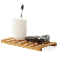 Edge Floating Shelve Floating Shelf Bracket Wall Ledge Bamboo Storage Rack Wall Decor