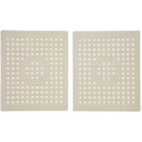Kitchen Sink Mat 2PCS Food Grade Rubber Material NonSlip Easy to Clean Sink Protector Mat for Kitchen
