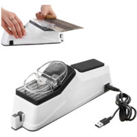 Electric Knife Sharpener Quick Sharpening 1200mAh Battery USB Powered Household Cutter Sharpeners Grinder Kitchen Tools