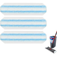 Housses de protection compatibles avec le système de trappeur plan O Cedar H2prO en microfibre pour fregona plan O-Cedar/Vileda H2prO, housses de protection lavables et réutilisables pour
