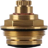 Cartouche de Robinet 23mm, Noyau de Valve Universel Laiton, Eau Chaude et Froide, Remplacement pour Cuisine et Salle de Bain, 1 Pièce