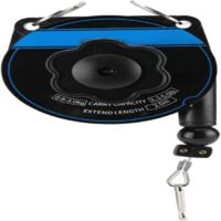 Équilibreur à Ressort 0,6-3 kg, Câble Acier 2 m, Rétractable, Porte-Outil Antichute, Pour Atelier Garage, Support Outil Suspendu