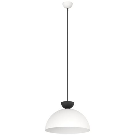 Lampada a Sospensione Lunaro, Metallo, Bianco, Nero, 40x140x40 cm (1/5)