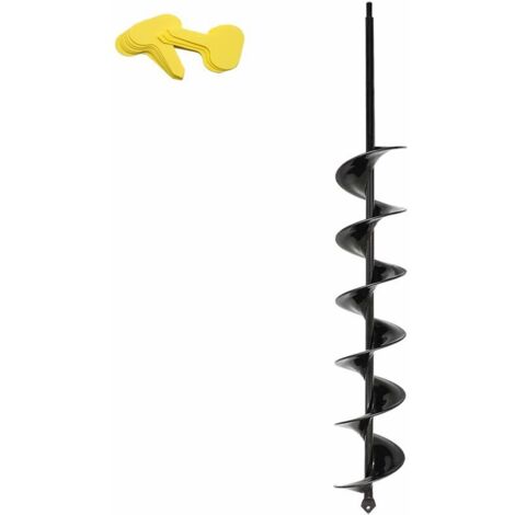 jardin perceuse amélioré 8x60cm perceuse jardinage foret spirale pour perceuse tariere perceuse tarriere jardin perceuse pour jardin tarriere de jardin pour perceuse foret de (1/5)