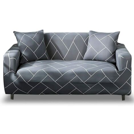 Housse Canape Extensible 3 Places avec Accoudoirs Housse de Canapé Elastique Couvre Canapé Universelle Magique Housse Protection pour Canapé Antidérapante， (1/5)