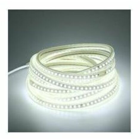 5M Ruban LED Pour Exterieur 220V 6000K Blanc Froid 5 Metres IP67 Etanche Bandeau Lumineuse a LED (Blanc Froid, 5M)