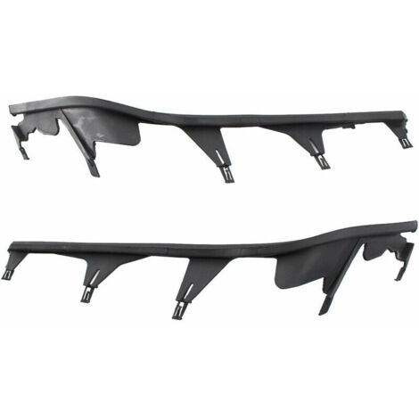 Paire de couvre-phares supérieurs gauche et droit de remplacement pour BMW Série 3 E46 98-01 (4 portes), noir (1/5)