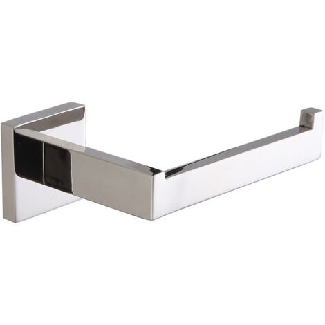 1pc porte-papier hygiénique en acier inoxydable 304 chromé poli miroir support design porte-papier + matériel de montage porte-papier toilette accessoires plateau - ponçage (1/5)