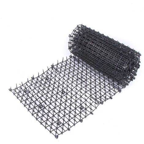 Répulsif pour insectes et animaux Anti-Chat avec Pointes, Grille Tapis Anti-Chat Anti-Chiens, Pointes Répulsif Dissuasif pour Chat Chien Animal, Pic Anti-Chat Anti-Chat avec Pointe pour Jardin, Clôtur (1/4)