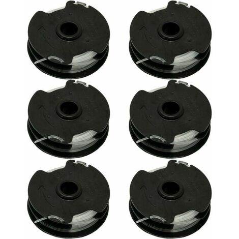 Lot de 6 Lot de 6 bobines de rechange pour débroussailleuse sans fil Convient aux tondeuses Bosch BOSCH ART 23/26 SL (1/4)