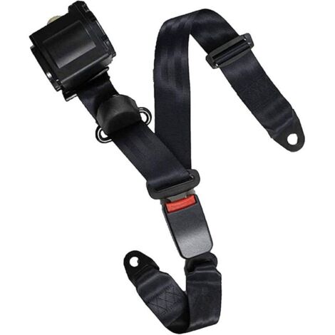 Ceinture de sécurité de voiture, réglable universel 3 points Ceinture de sécurité de voiture, Seat automatique télescopique pour voiture Ceinture de voitures Accessoires Voyage Véhicule, (1/5)