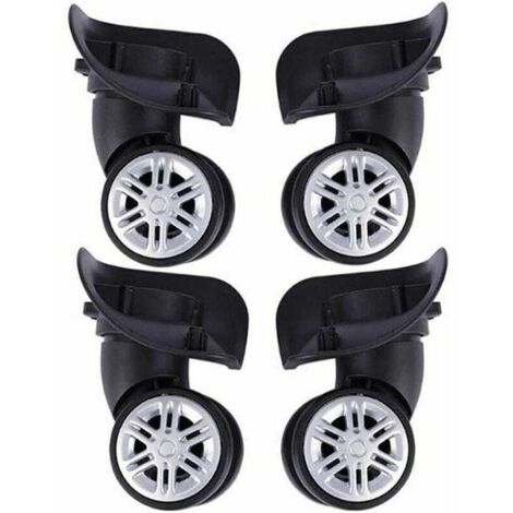 2 Paire Roues De Valise De Rechange Pour Bagages, Universelle Remplacement De La Roue, Valise Roue Gauche Et Droite Ensemble D'Accessoires De Réparation