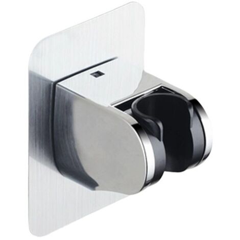 Support de douche, Autocollant Support de Pomme de Douche Mural Détachable Avec à Angle Réglable, Imperméable (1/5)