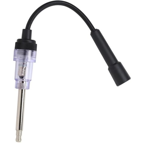 Testeur d'allumage moteur en ligne pour bougies d'allumage, outil de diagnostic convivial avec microphone et armature 6-12 V