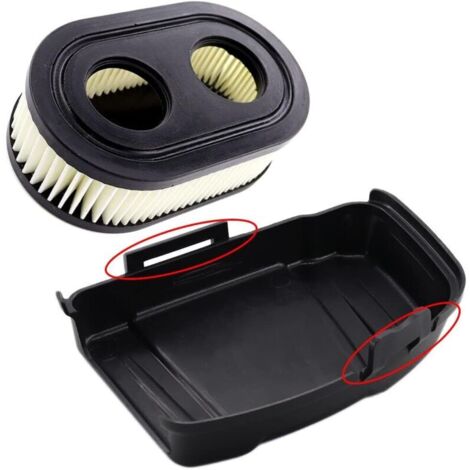 Couvercle de filtre à air avec filtre à air pour tondeuse à gazon Briggs & Stratton 650EXI 675EXI 675IS Remplace 594575, 798452 (1/5)