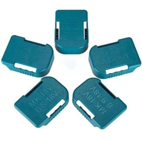 Lot De 5 Supports De Batterie Pour Batterie Makita 18 V, Également Pour Support De Batterie Bosch 18 V, Compatible Avec Les Batteries Bl1830 Bl1840 Bl1850 Bl1860 Bat609 Bat622
