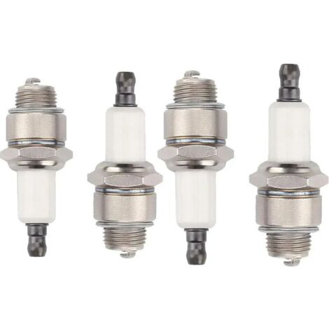 Lot de 4 bougies d'allumage B4LM pour 796112 RJ19LM796112S 802592 5095K 492167 591040 591 (1/5)