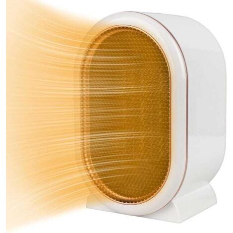 Mini radiateur soufflant à économie d'énergie en céramique, protection contre la surchauffe, faible consommation d'énergie de 1200 W (1/5)